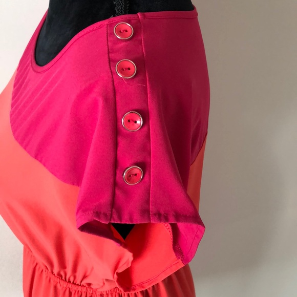 Soprano color block dress (M) B5 - Picture 3 of 8